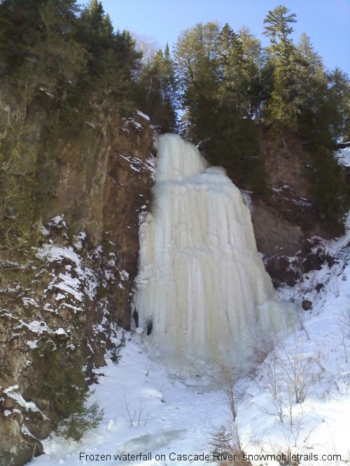 Waterfall on Cascade River Lutsen, Minnesota